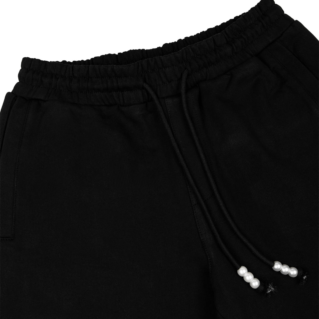 Commons Pearled Sweatshort Vintage Black