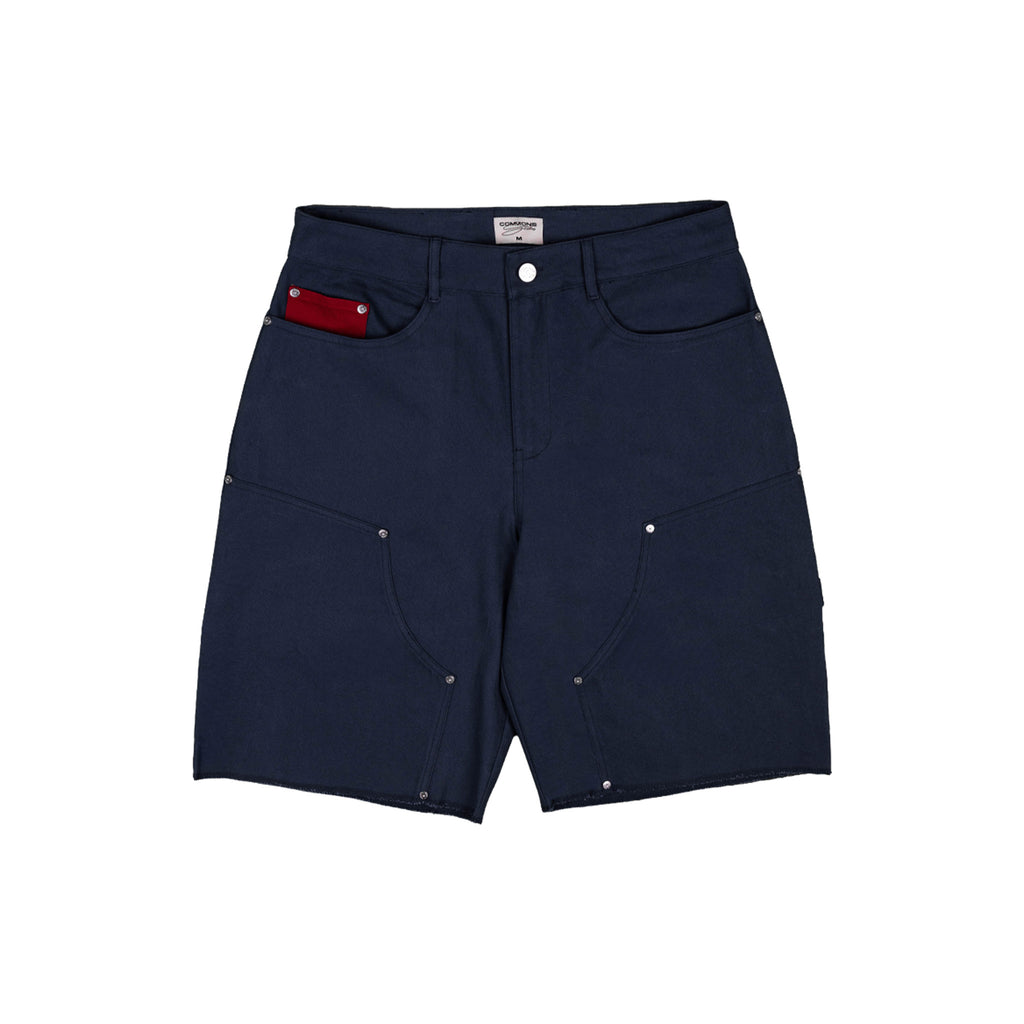 Commons Double Knee Canvas Short Navy