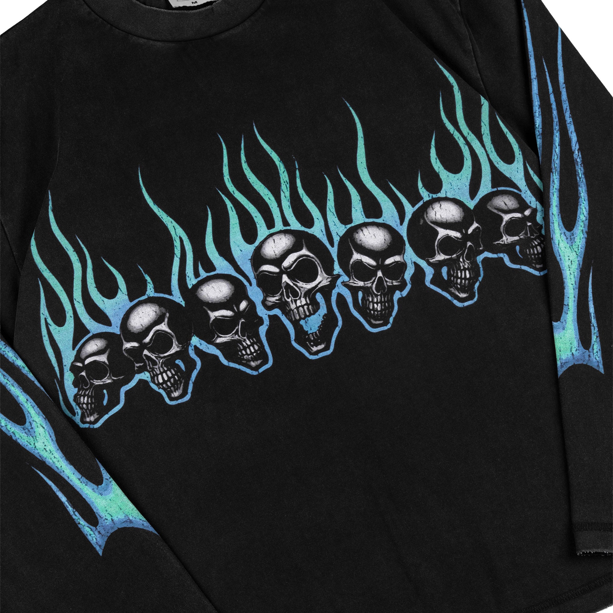 Commons Anarchy Long Sleeve Tee Vintage Black