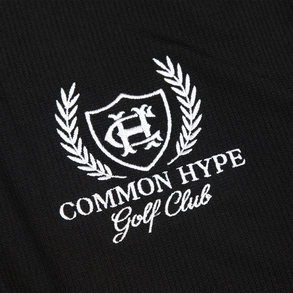 Common Hype Golf Club Polo Black