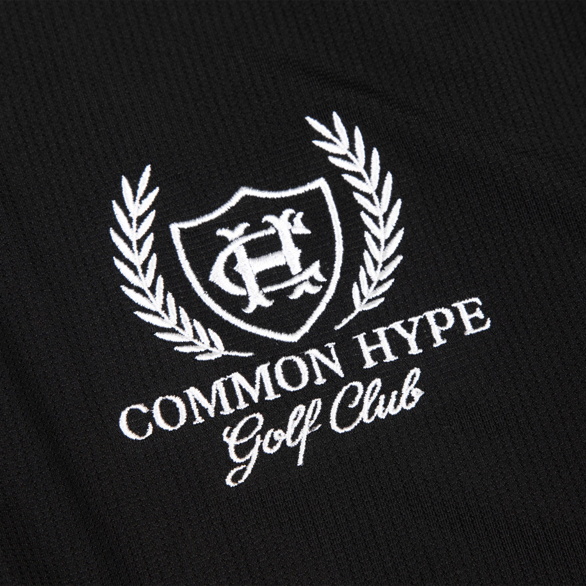 Common Hype Golf Club Polo Black