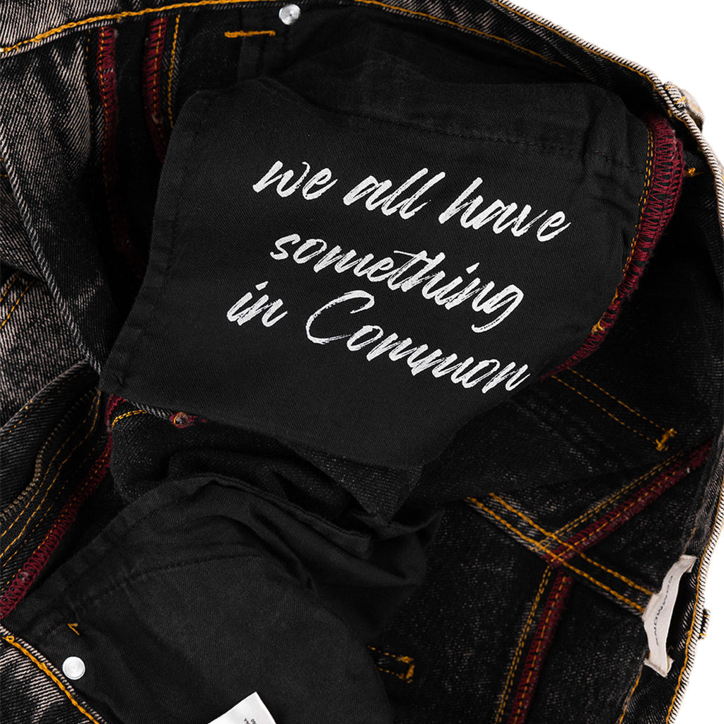 Commons Studios ‘Star’ Washed Denim Short Charcoal