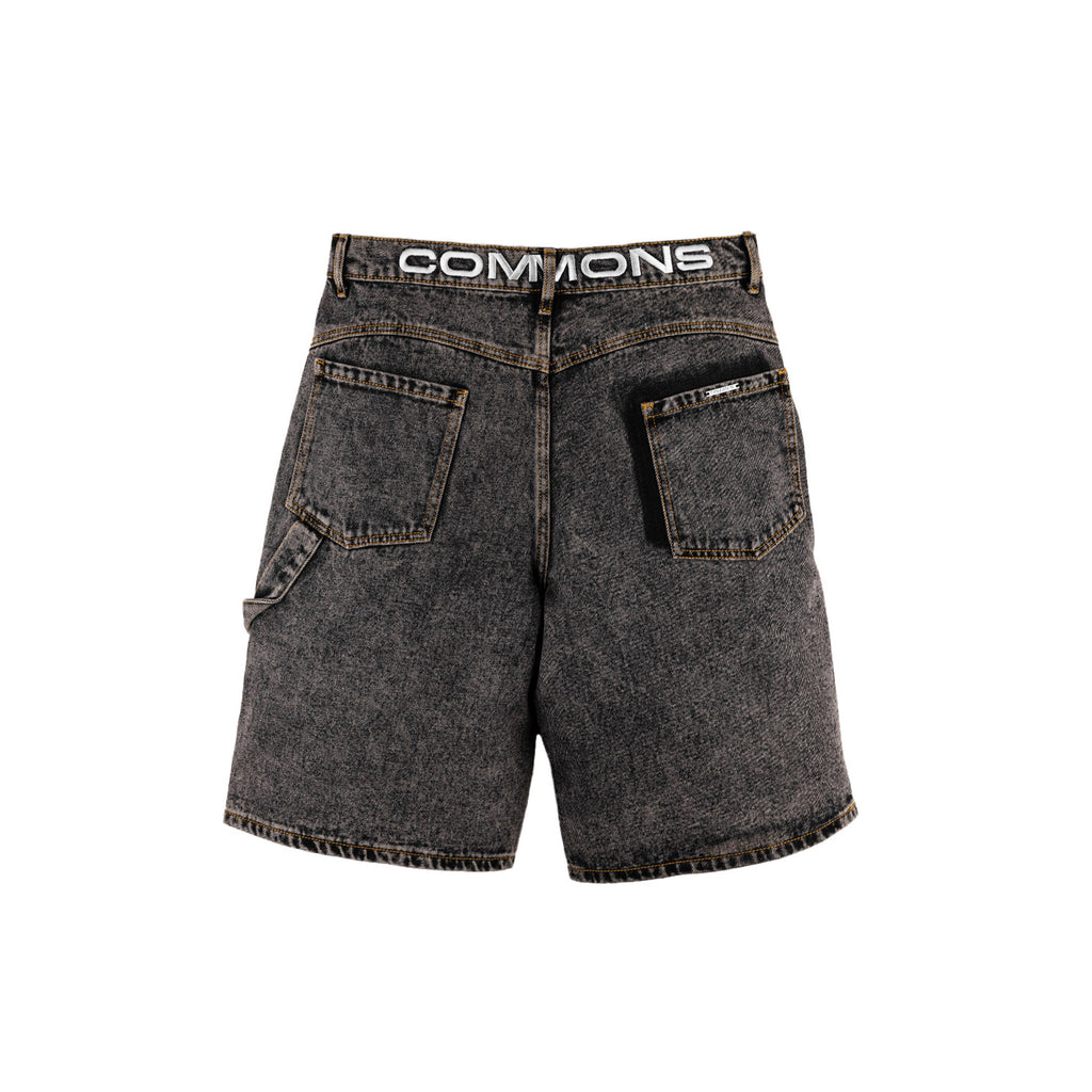 Commons Studios Star Washed Denim Short Charcoal