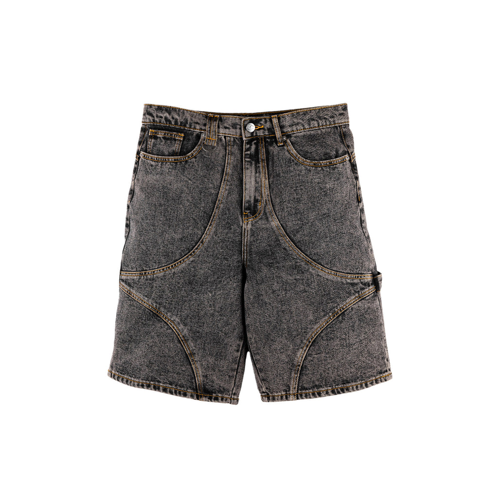 Commons Studios Star Washed Denim Short Charcoal