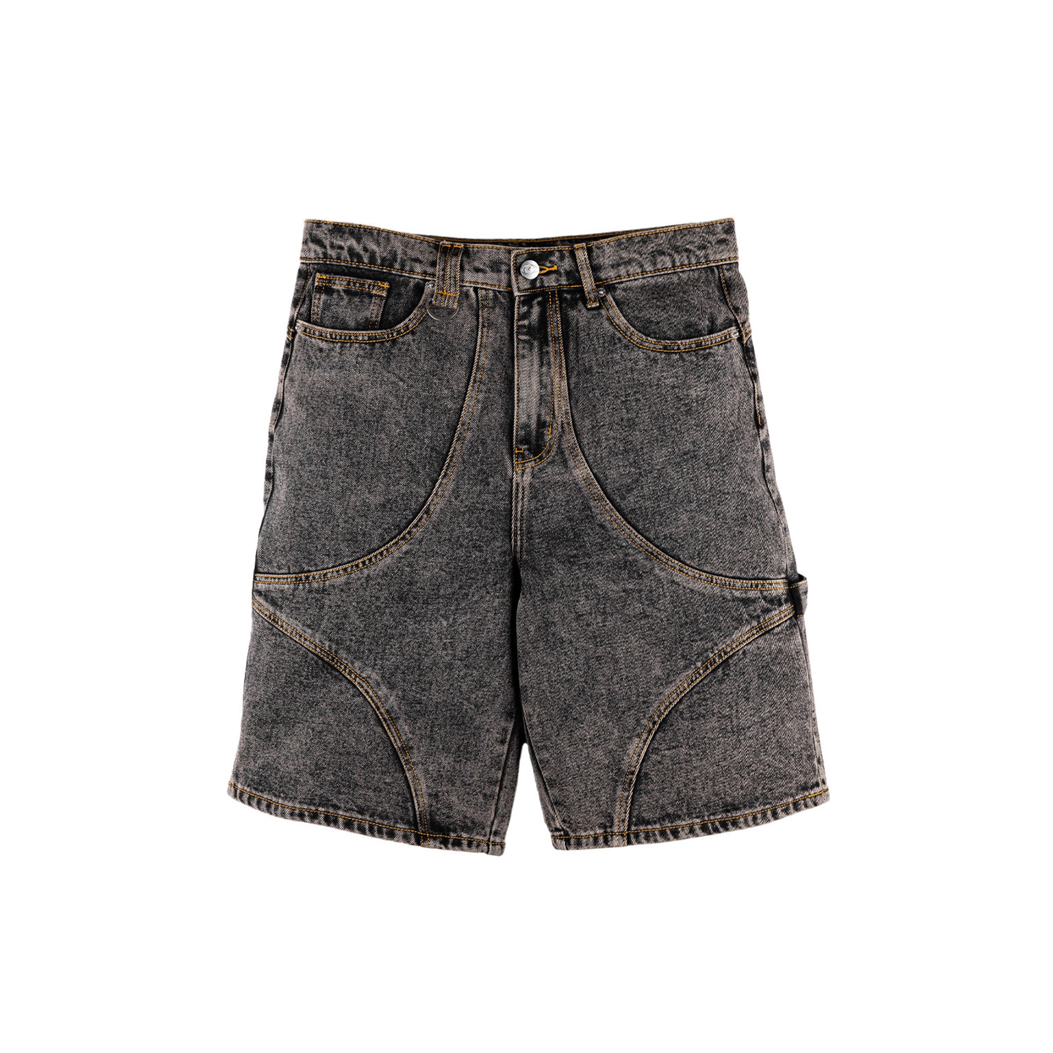 Commons Studios Star Washed Denim Short Charcoal