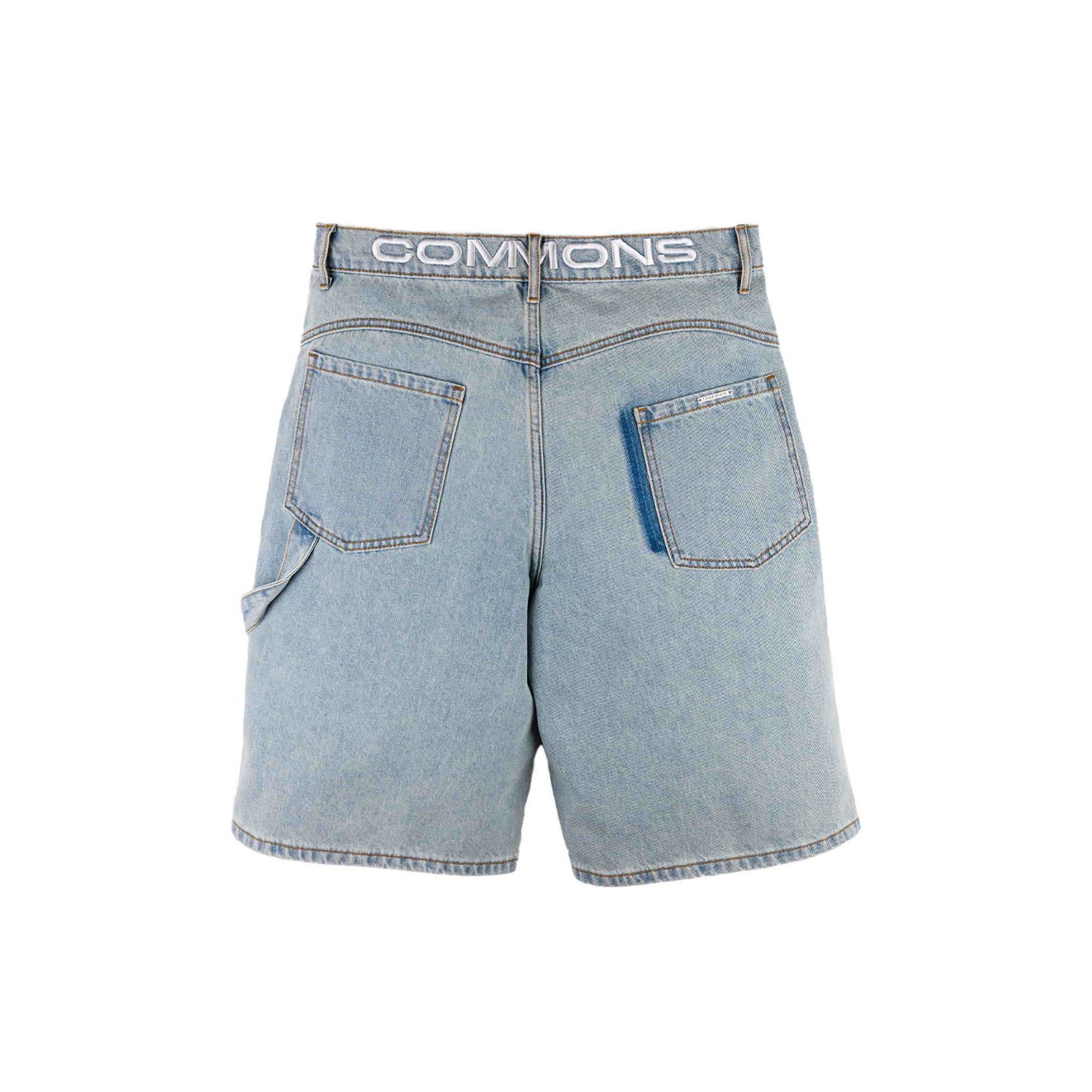 Commons Studios Star Washed Denim Short Iceberg