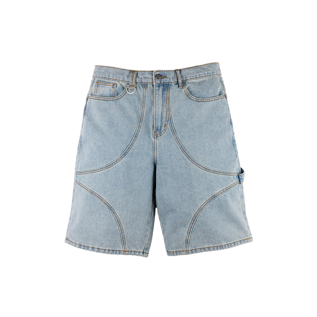 Commons Studios Star Washed Denim Short Iceberg