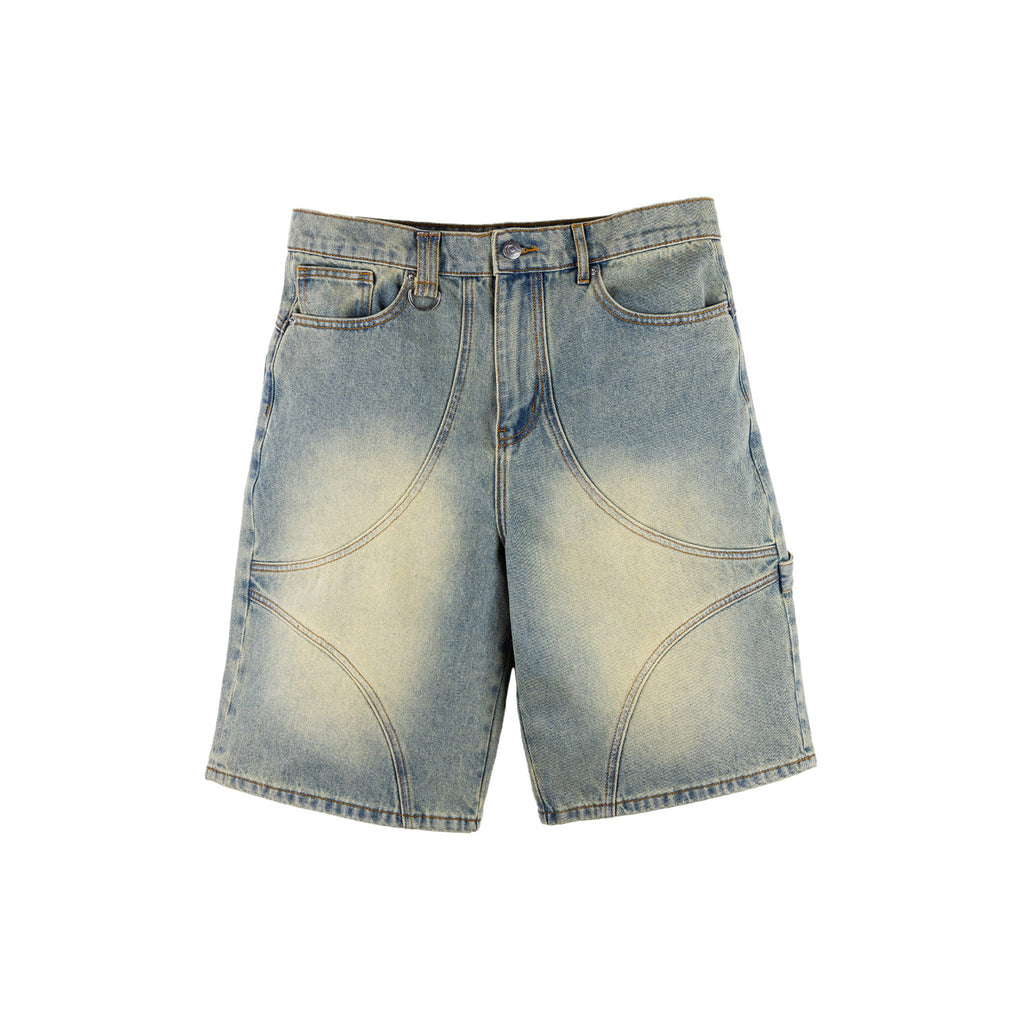 Commons Studios Star Washed Denim Short Old Gold
