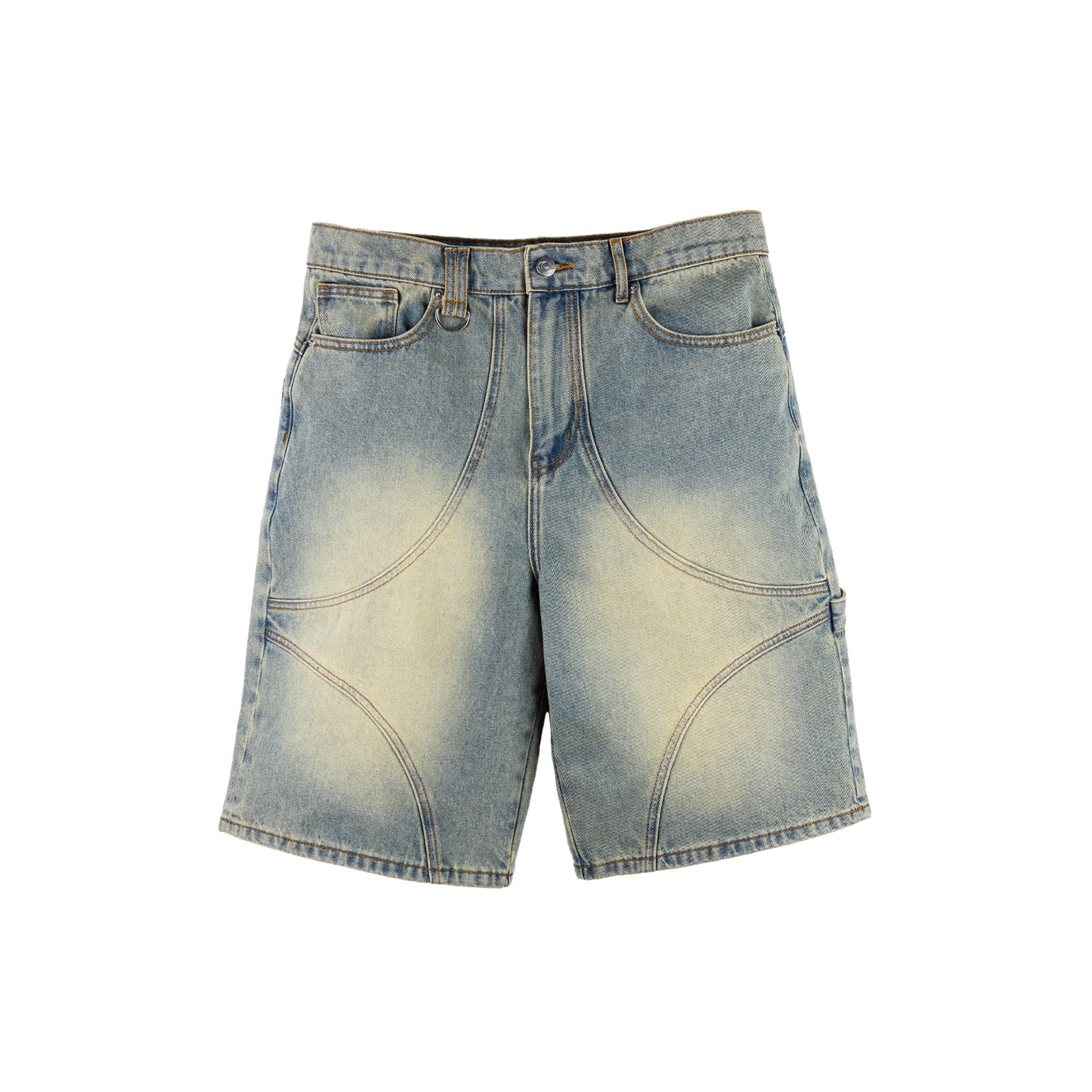 Commons Studios Star Washed Denim Short Old Gold