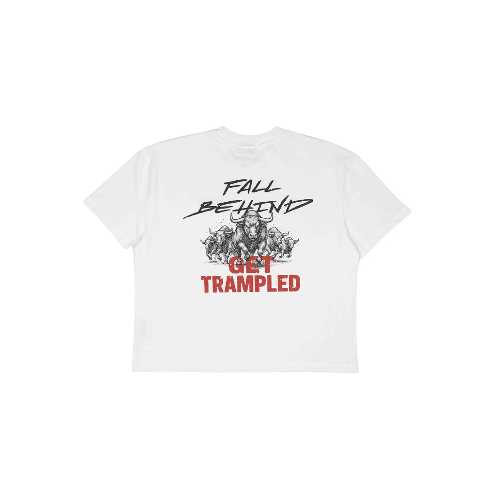 Commons No Mercy Get Trampled Tee Vintage White