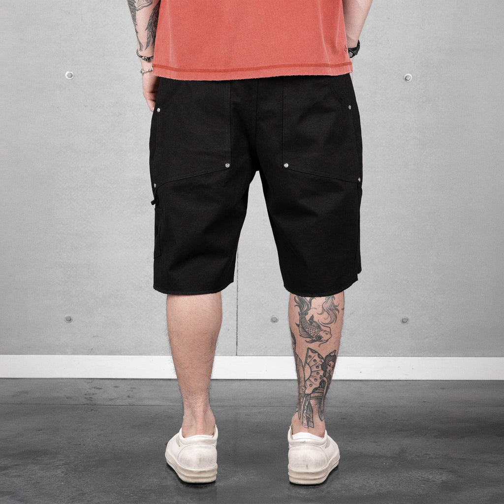 Commons Double Knee Canvas Short Black