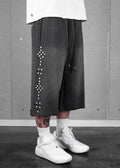 Commons Studios Rivet Sweatshort Concrete
