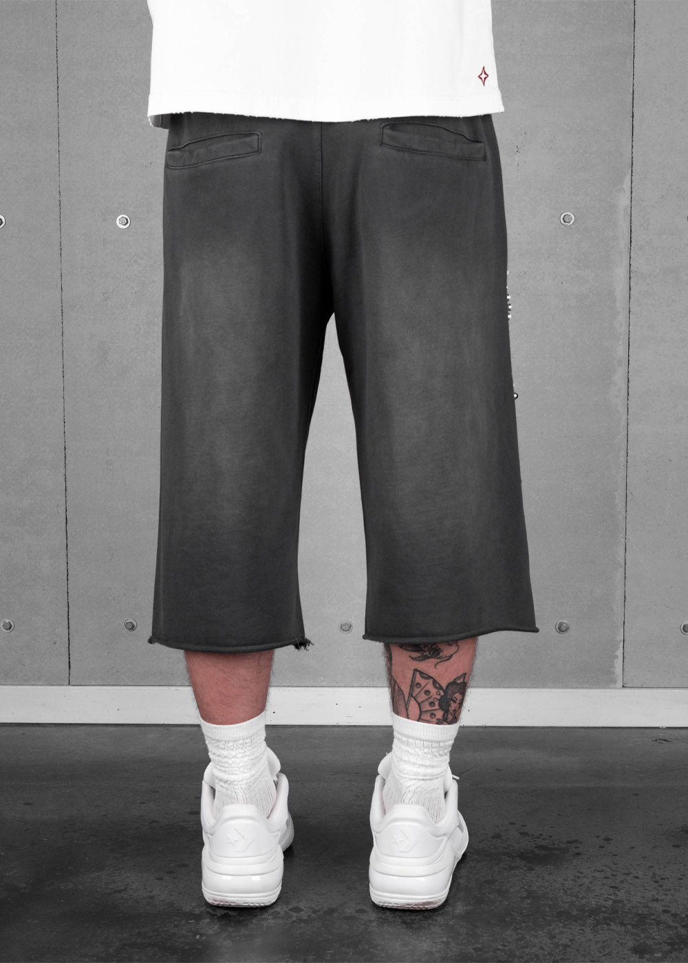Commons Studios Rivet Sweatshort Concrete