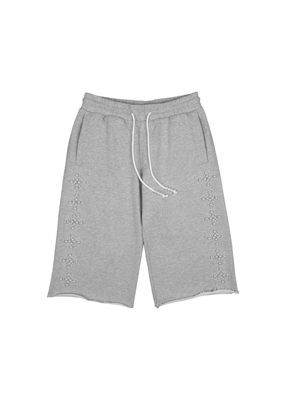 Commons Pearled Star Sweatshort Dark Heather Grey