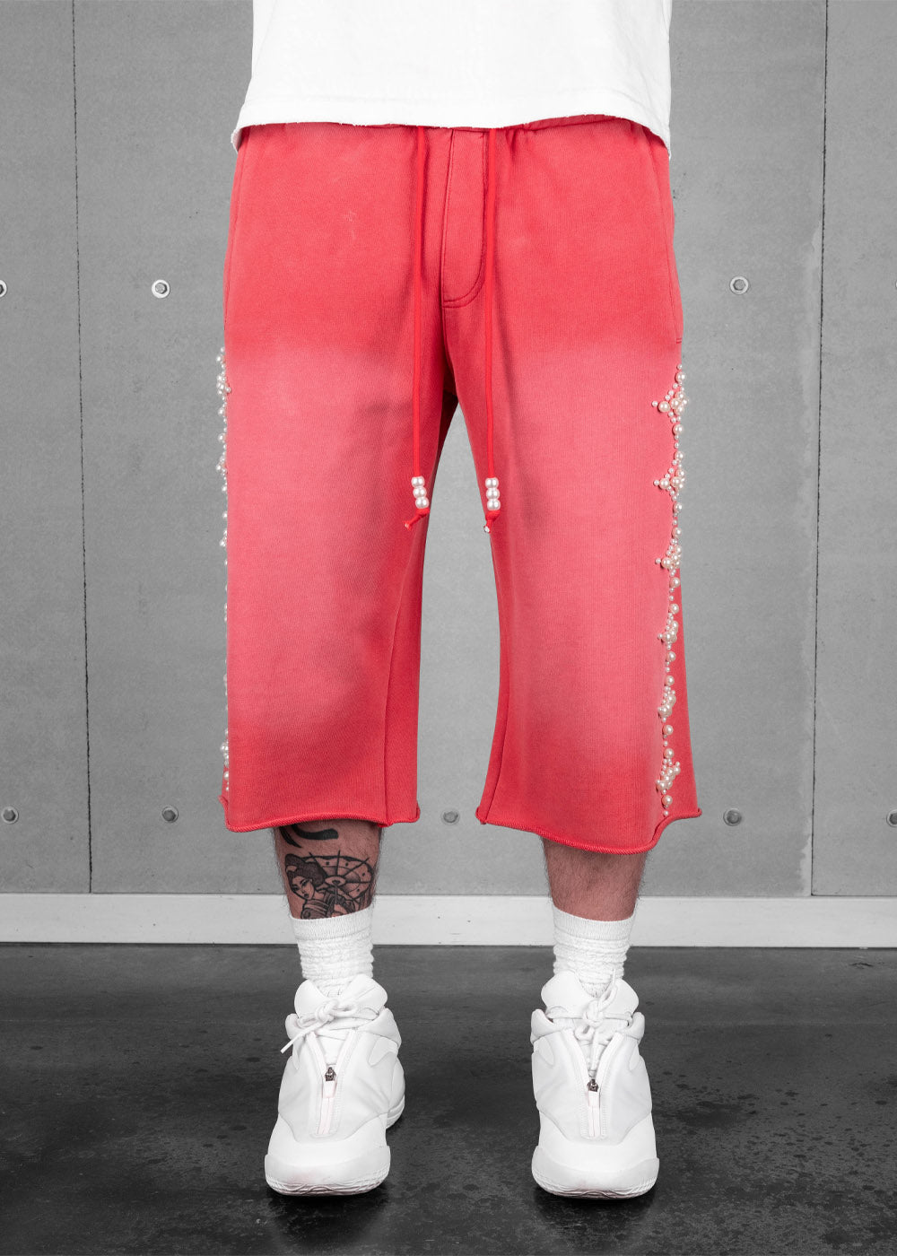 Commons Pearled Star Sweatshort Infrared