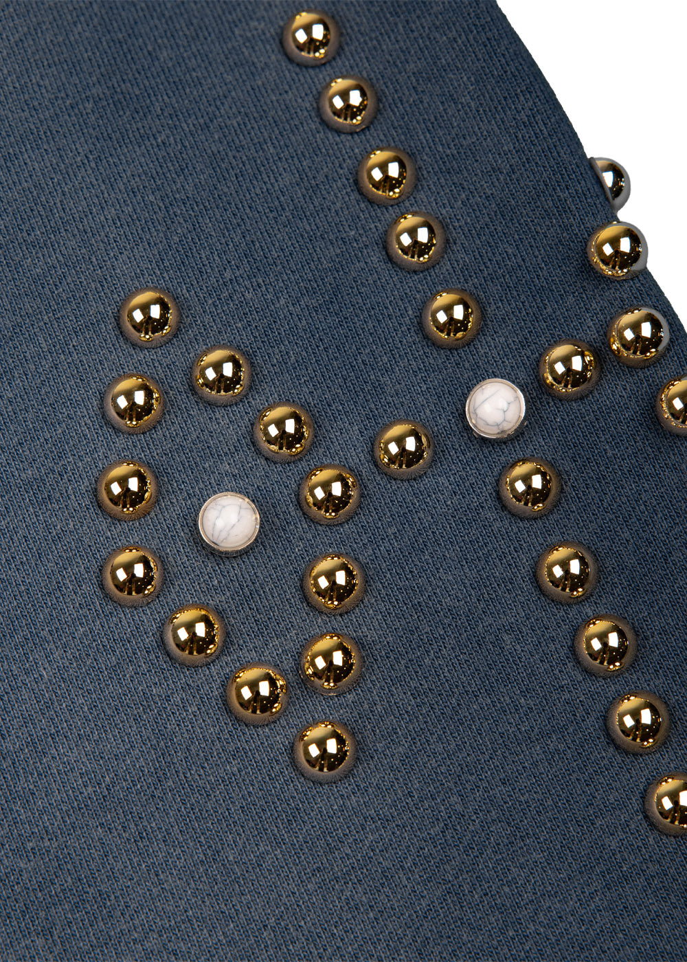 Commons Studios Rivet Sweatshort Navy Blue