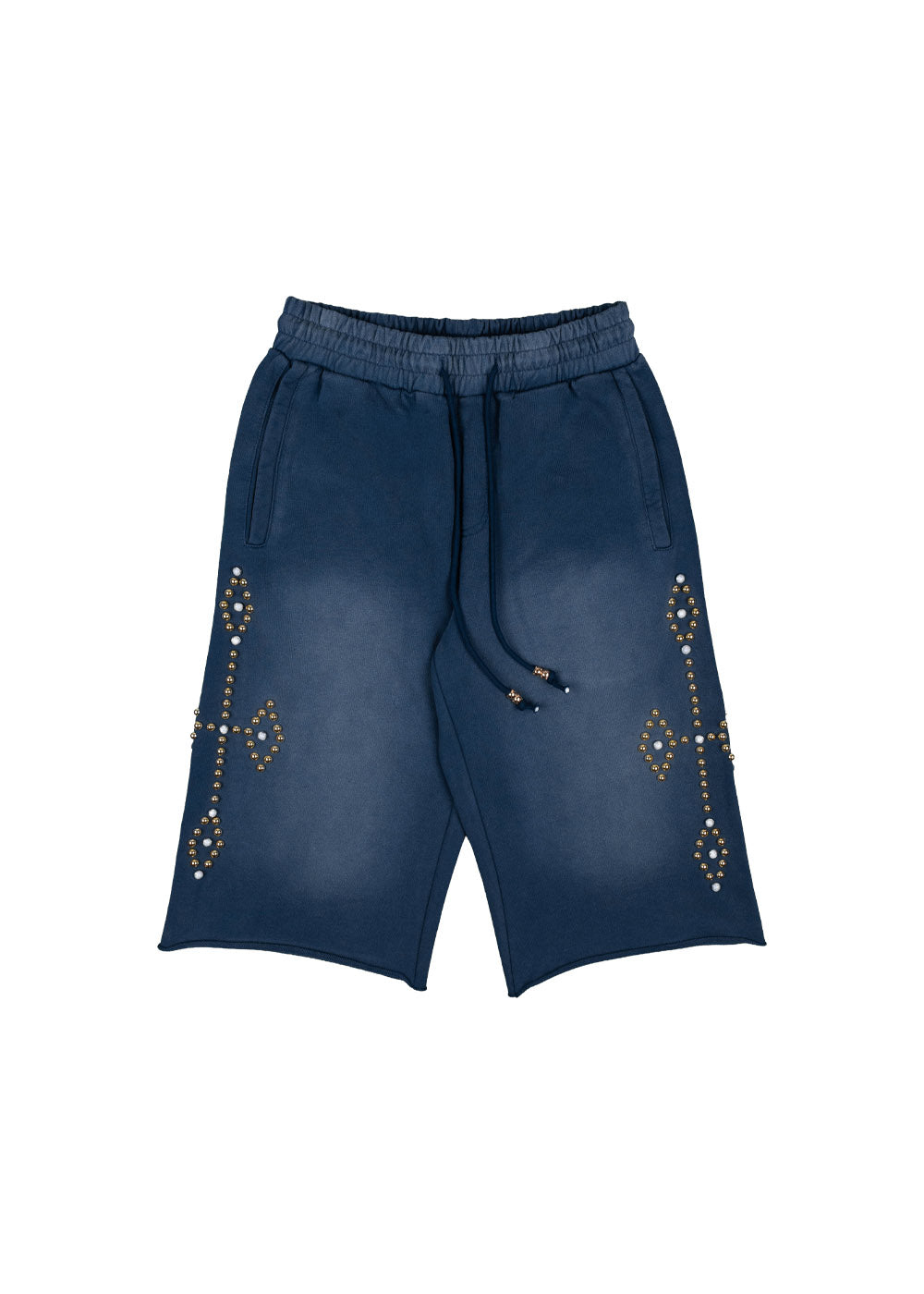 Commons Studios Rivet Sweatshort Navy Blue
