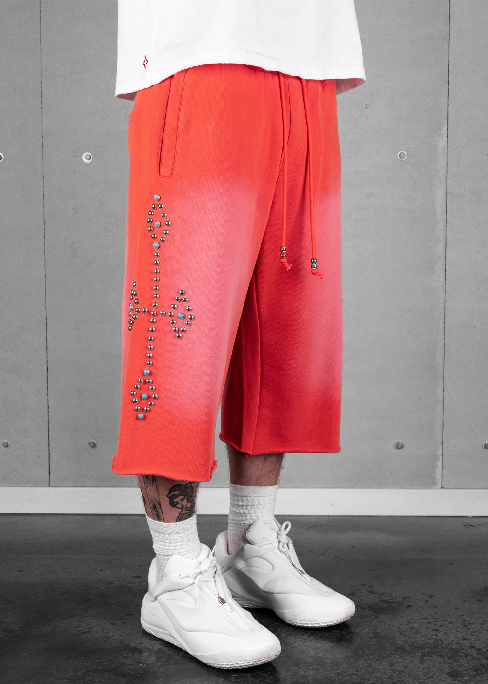 Commons Studios Rivet Sweatshort Rustic Orange