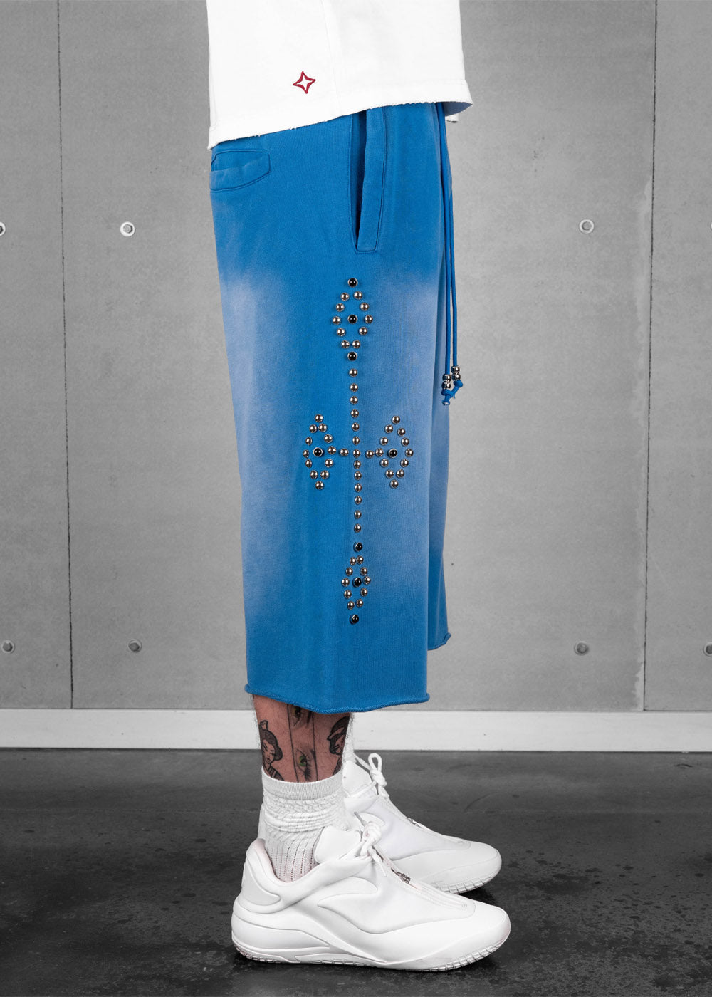 Commons Studios Rivet Sweatshort Royal Blue