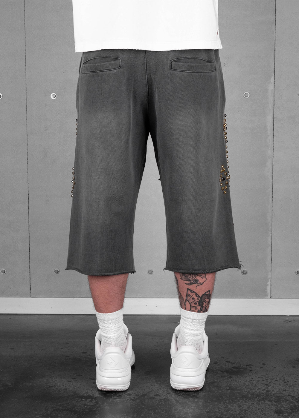 Commons Studios Rivet Sweatshort Black/Gold