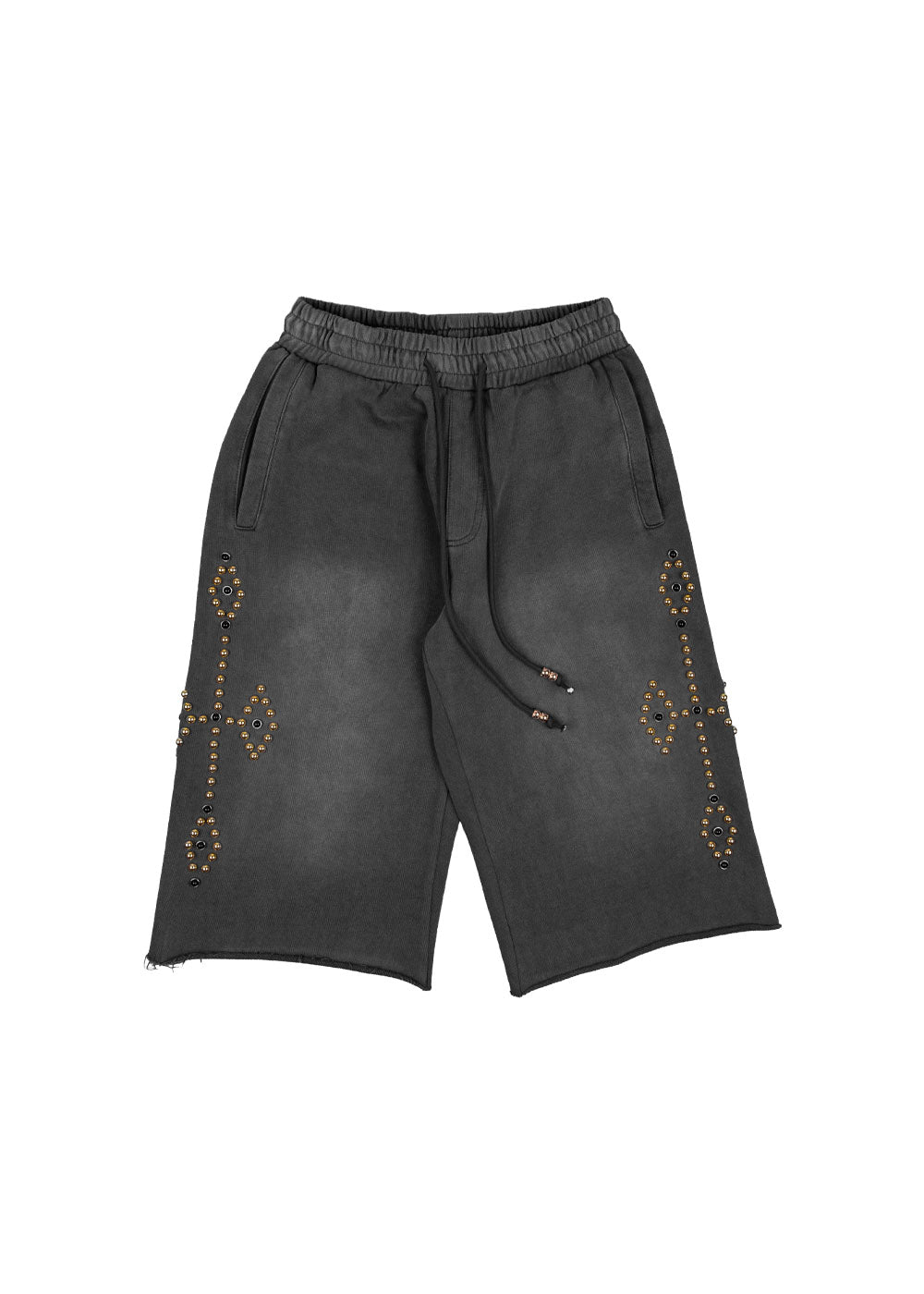 Commons Studios Rivet Sweatshort Black/Gold