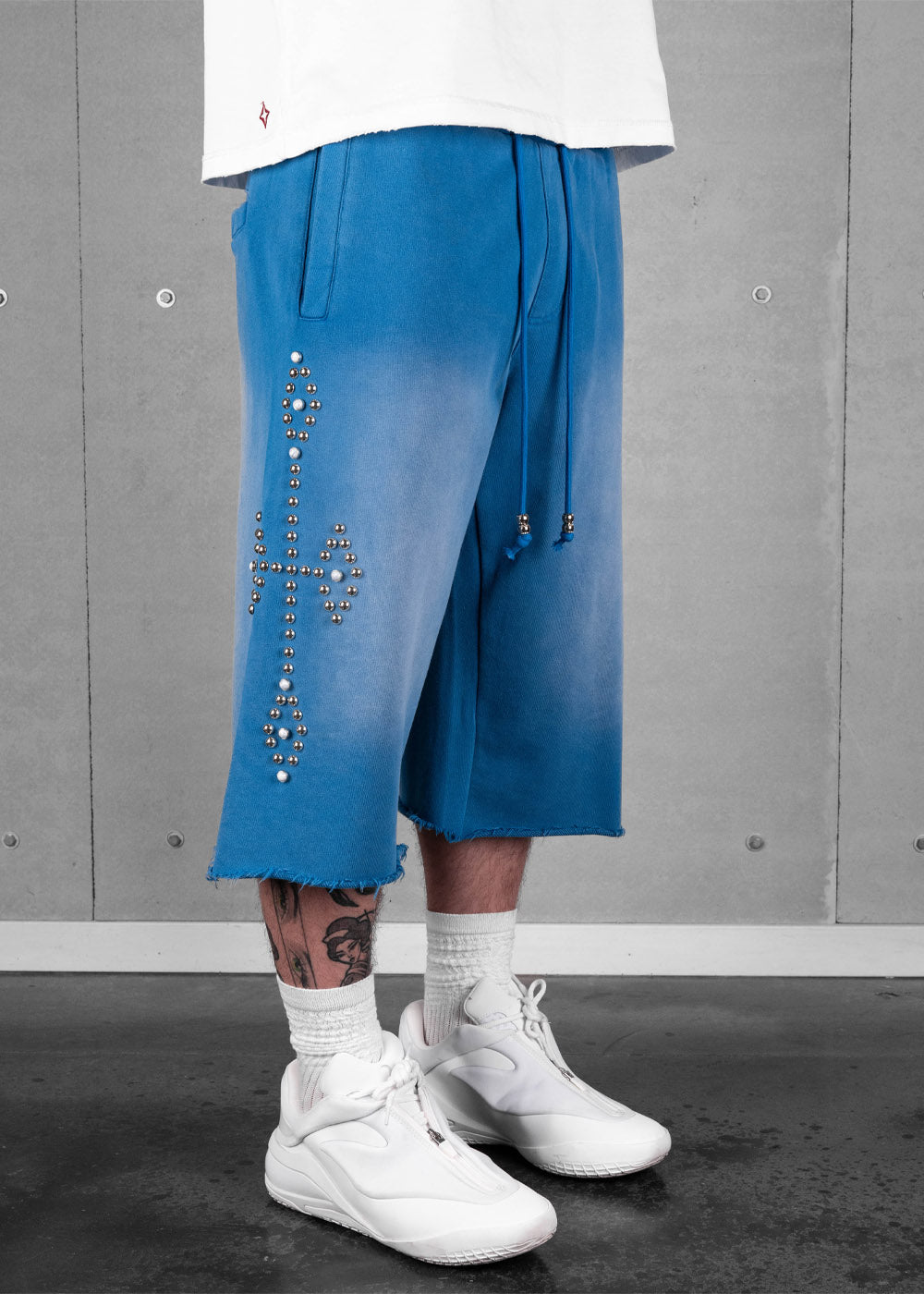 Commons Rivet Sweatshort Teal