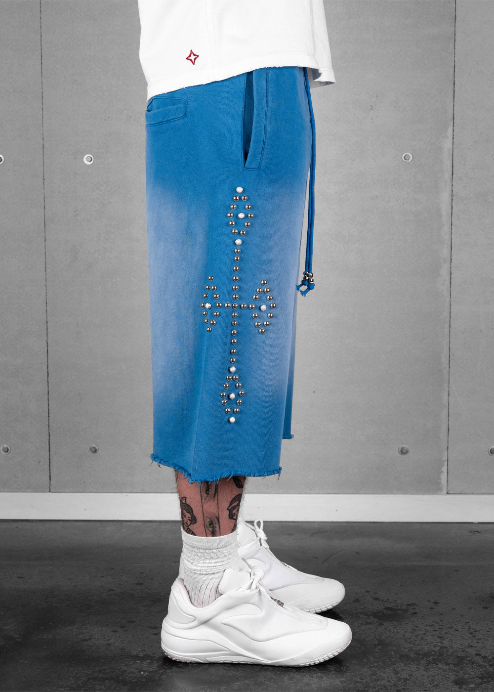 Commons Rivet Sweatshort Teal