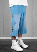Commons Studios Rivet Sweatshort UNC Blue