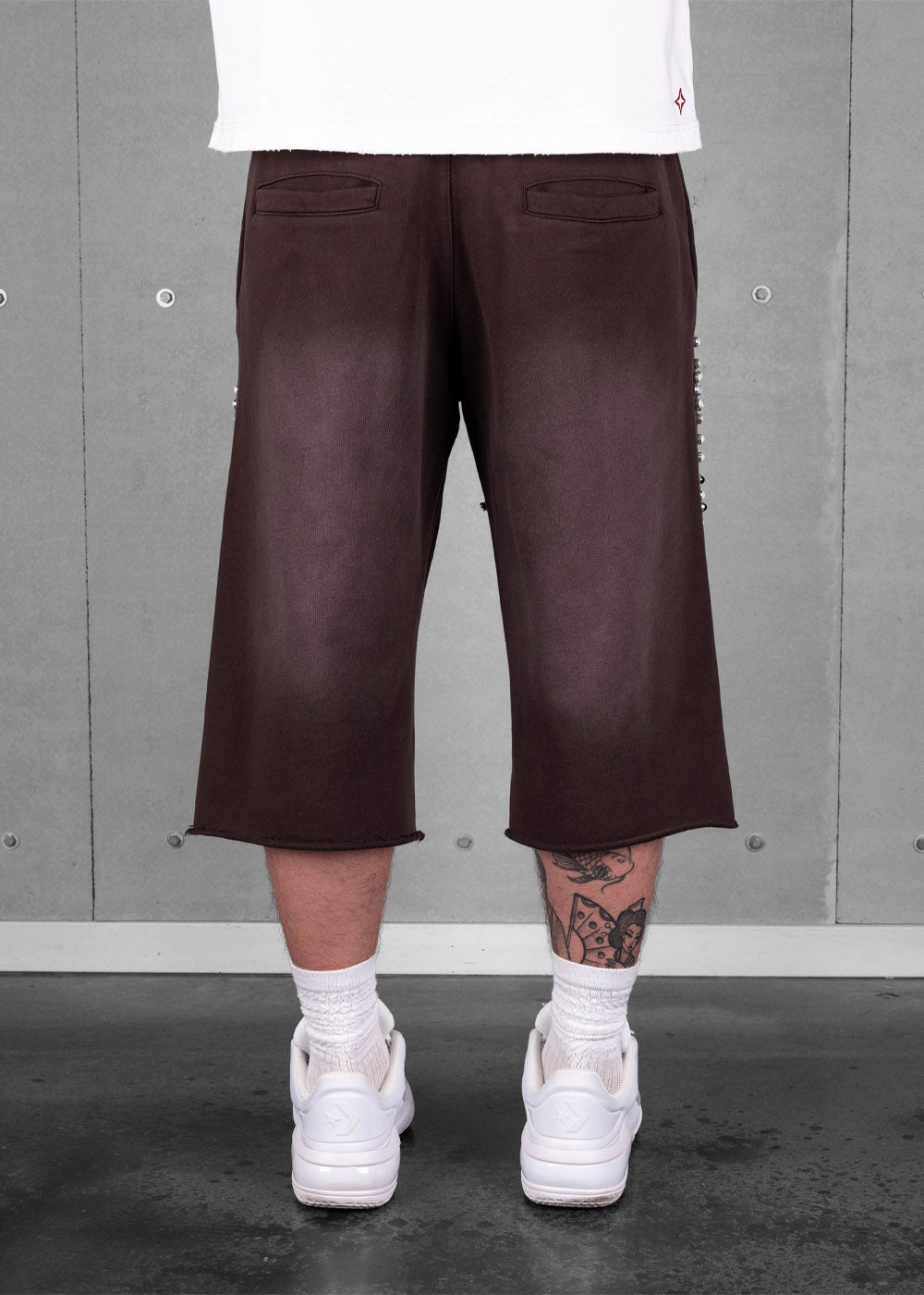 Commons Studios Rivet Sweatshort Dark Mocha
