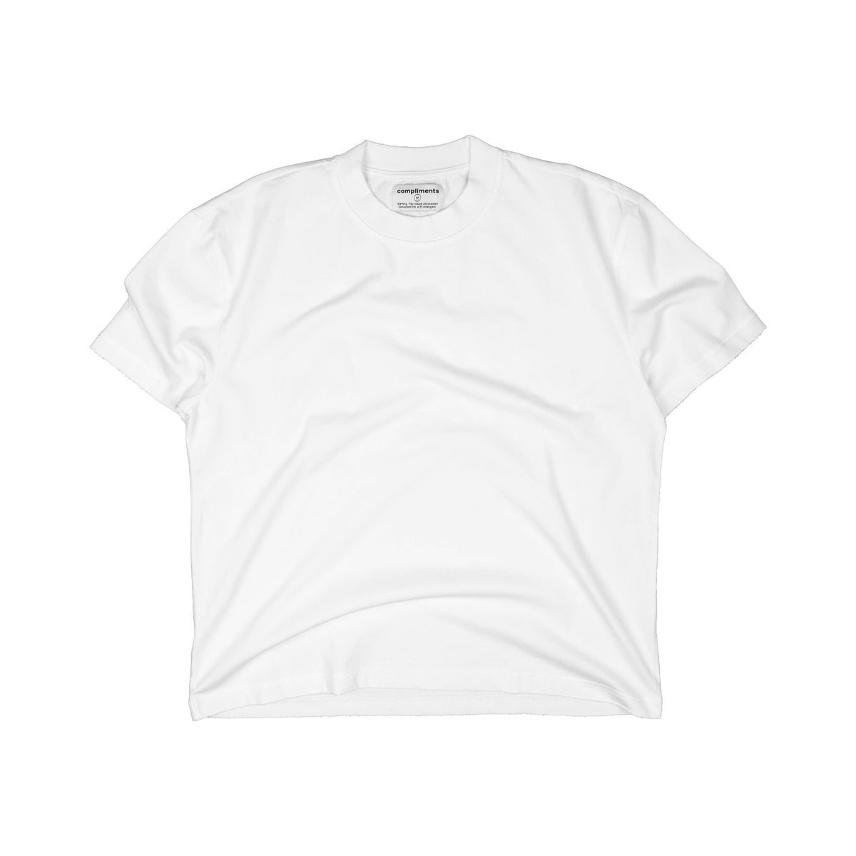 Compliments Fall in Love White Vintage Shirt