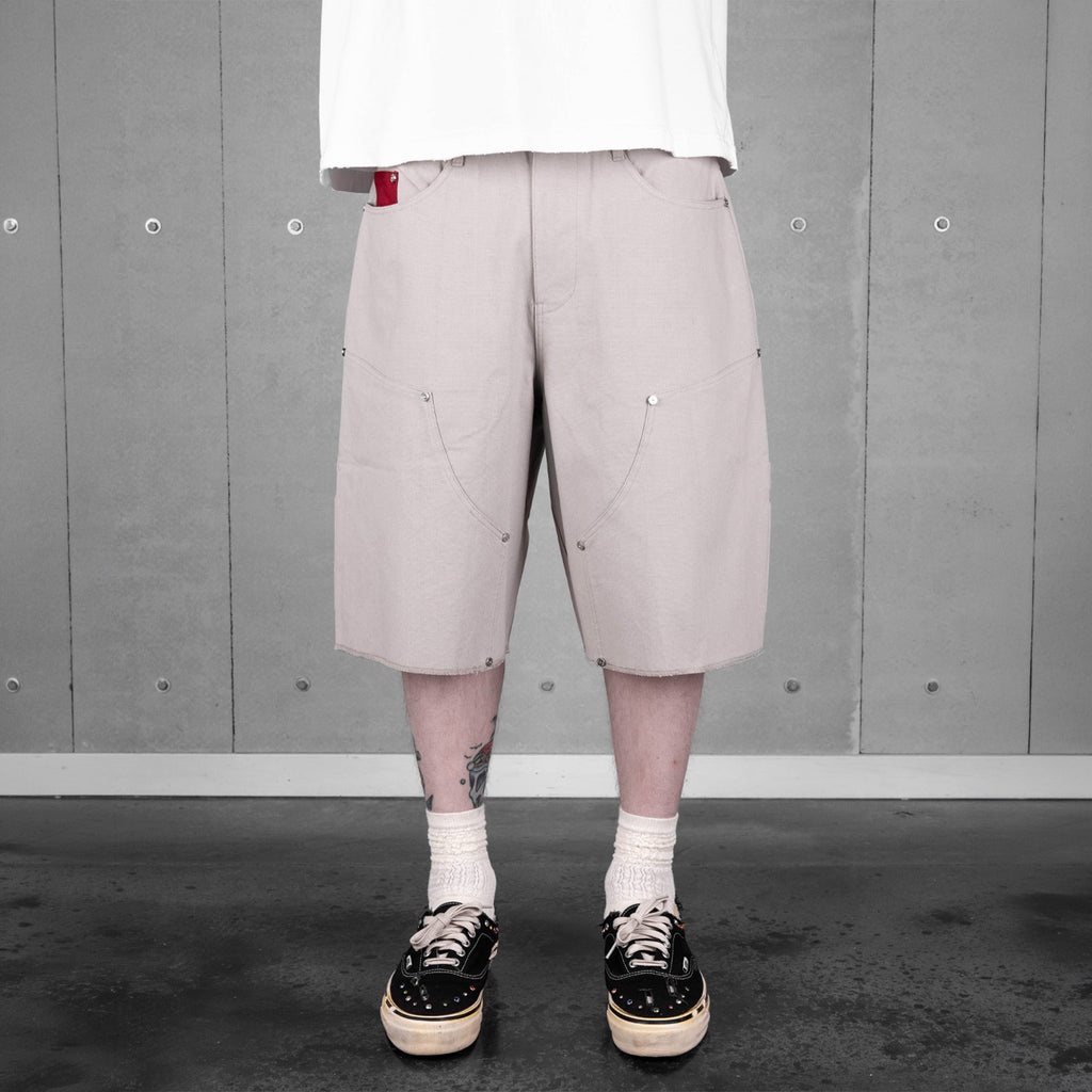 Commons Double Knee Canvas Short Grey
