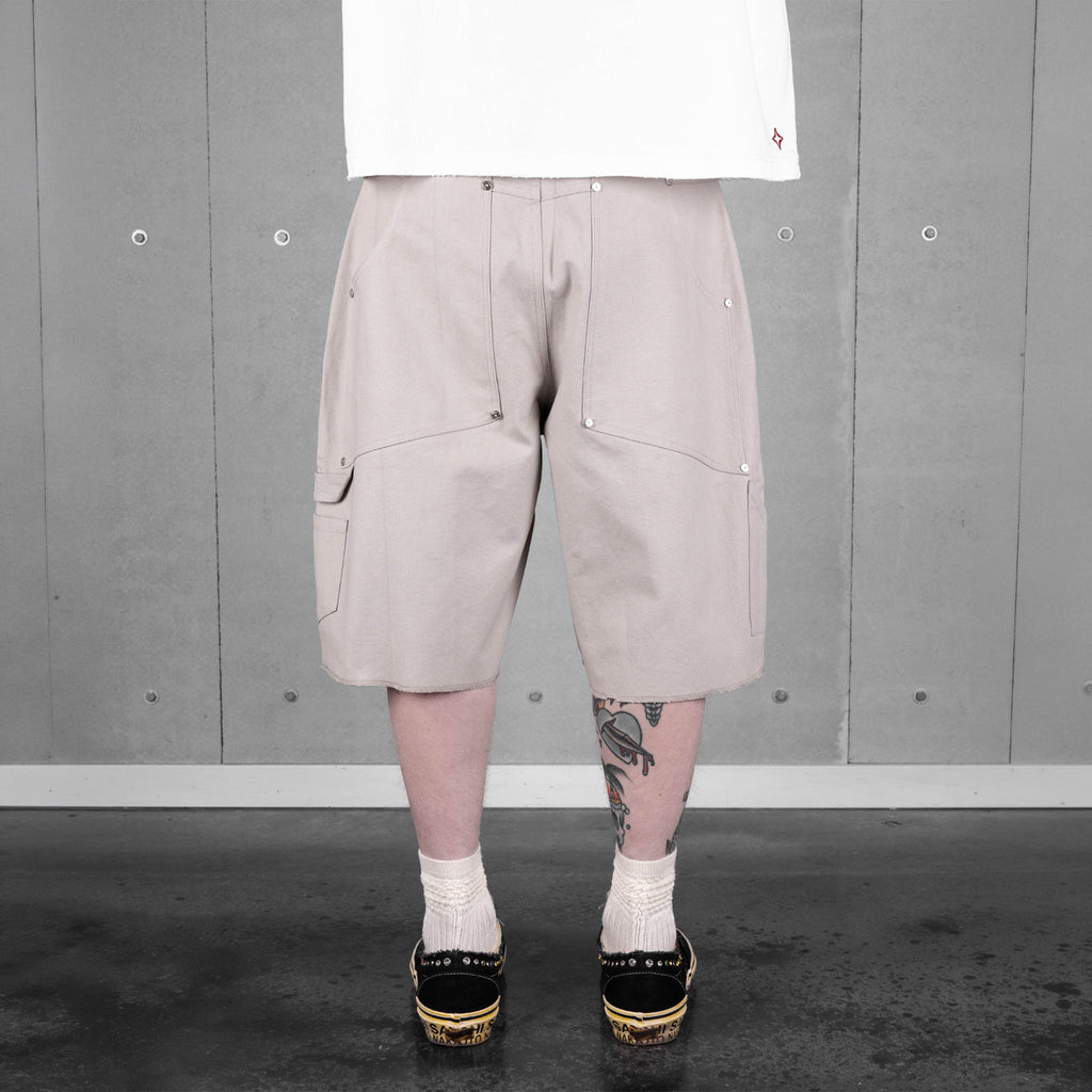 Commons Double Knee Canvas Short Grey