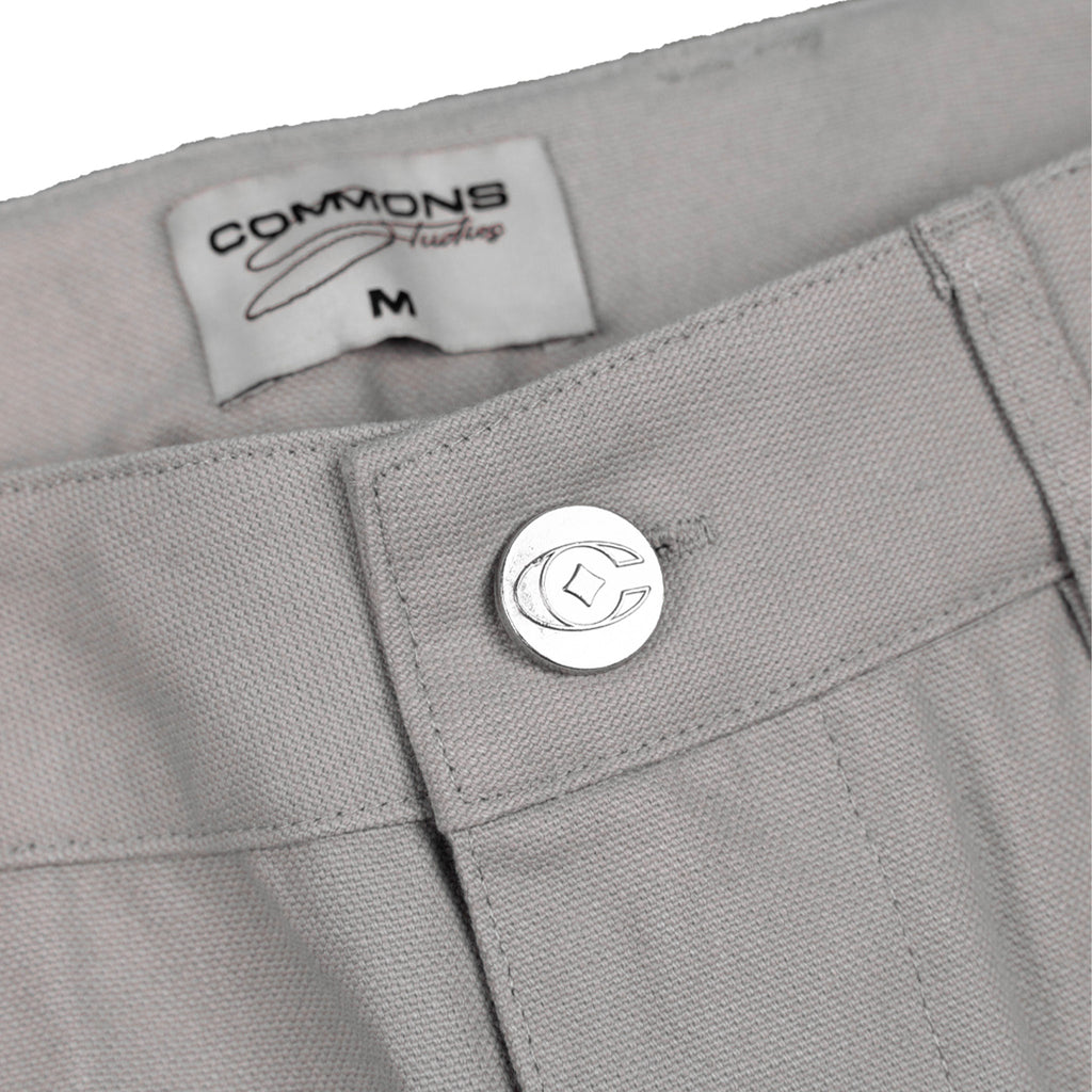 Commons Double Knee Canvas Short Grey