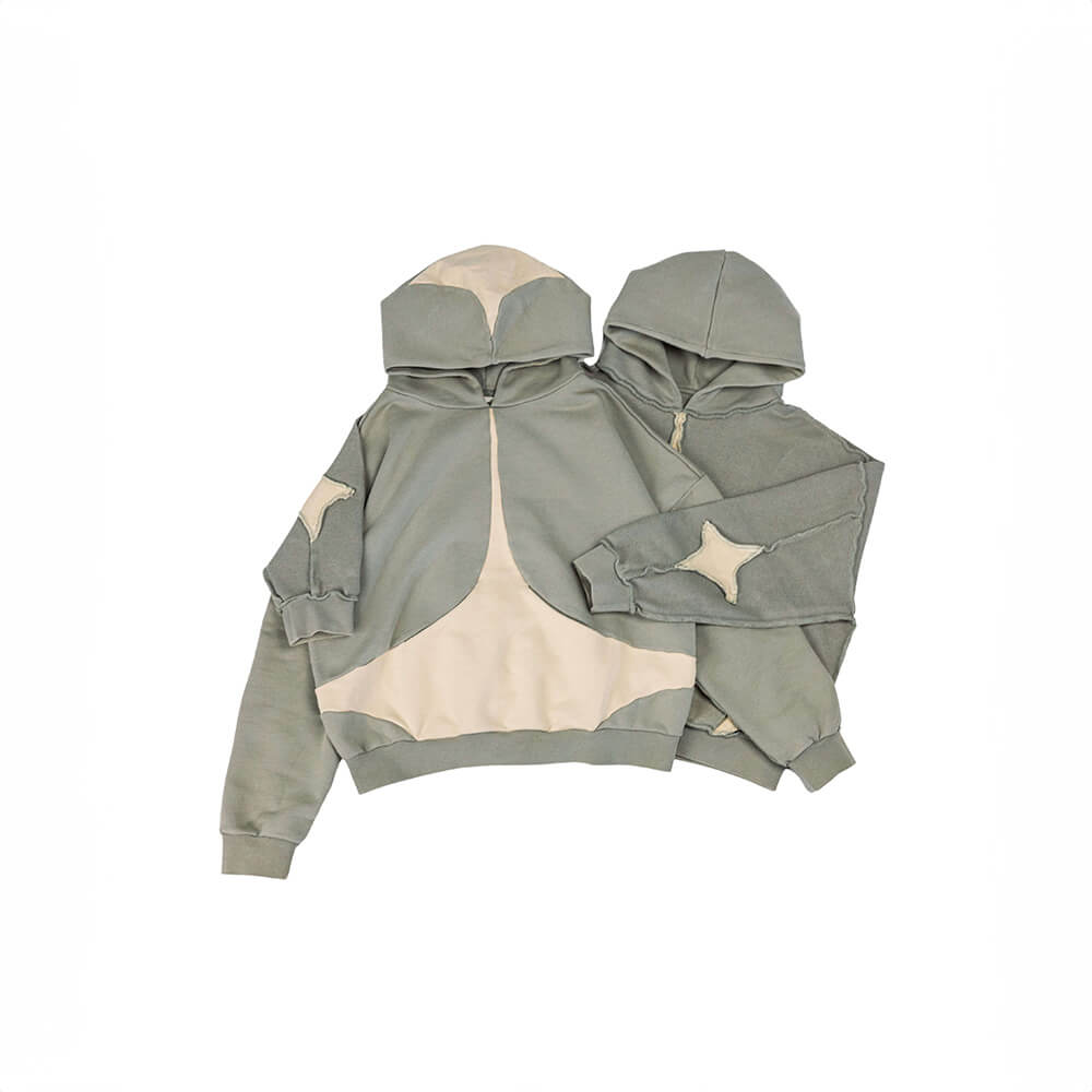 Commons Reversible Star Hoodie Sage